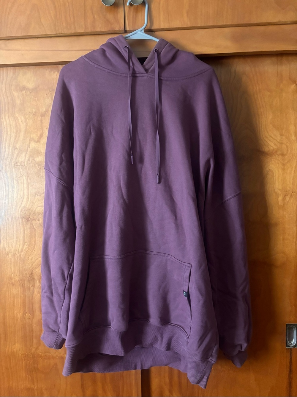 POPFLEX Women's Cloud Tunic Hooded Pullover Sweater - Purple Lavender - L/XL